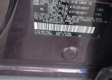 2017 Toyota Rav4 Le из США, поврежденный, VIN 2T3BFREVXHW646573